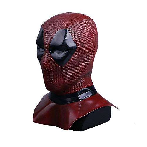 DP2 Wade Máscara Cosplay Casco Cabeza Completa Látex Flexible Casco Halloween Prop Fancy Ball Máscara Suave