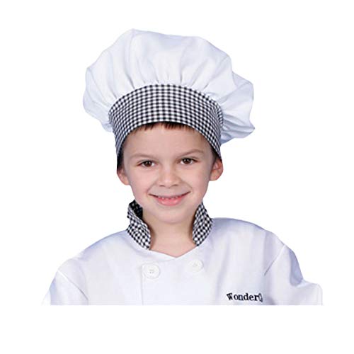 Dress Up America Sombrero de cocinero de algodón azul para niños