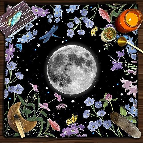 Driibubur astrología Tarots Mesa Altar Tela metafísica Juego de Mesa Mat péndulo adivinaciones Altar Mantel Juego de Mesa de Cartas Pad