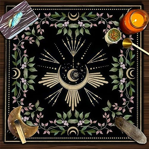 Driibubur astrología Tarots Mesa Altar Tela metafísica Juego de Mesa Mat péndulo adivinaciones Altar Mantel Juego de Mesa de Cartas Pad