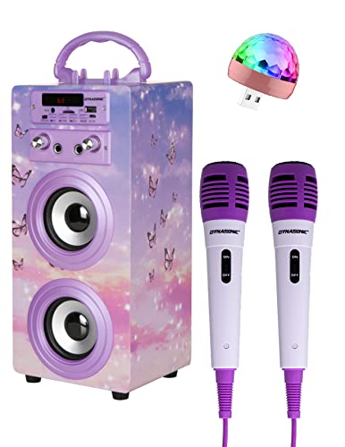 DYNASONIC (3º Generación, Modelo 2023 Karaoke con microfono, Regalos Originales para niños niña, Juguetes niña(Modelo 18 con Luz)