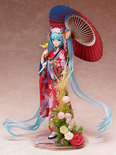 Eamily De HandMade Hatsune Miku Figura Miku Kimono Figura Anime Chica Figura Figura de acción