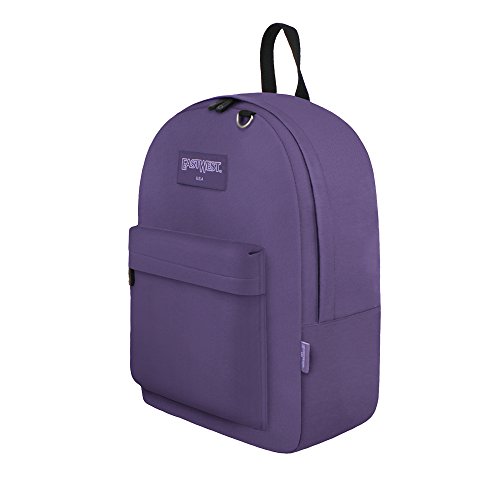 East West U.S.A Simple Student School - Bolsa para libros, B101S, morado, Talla única