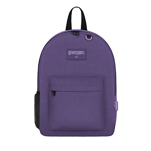 East West U.S.A Simple Student School - Bolsa para libros, B101S, morado, Talla única