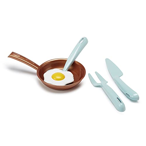 Ecoiffier- Set Accesorios de Cocina Infantil Vert Azur, 20 Piezas, Juego de Imitación para niños, A Partir de 18 Meses (7600001685)