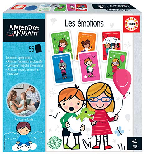 Educa Aprender es Divertido. Las emociones. Juego Educativo para Niños. +4 años. Ref. 18829, Color multicosecha