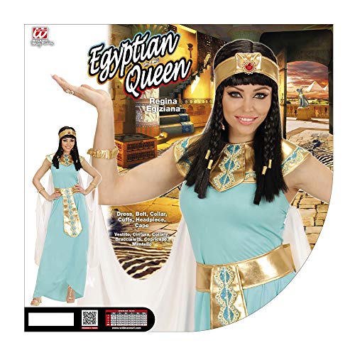 "EGYPTIAN QUEEN" (dress, belt, collar, cuffs, headpiece, cape) - (S)