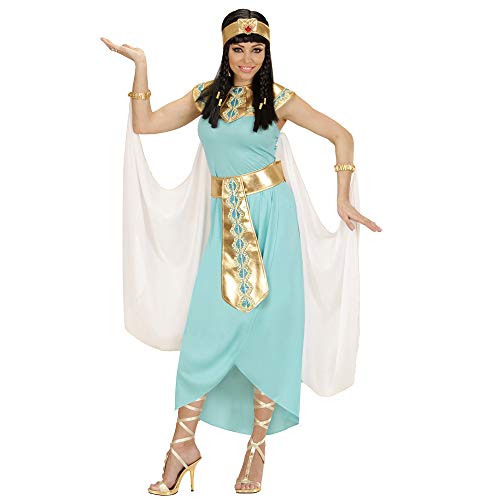 "EGYPTIAN QUEEN" (dress, belt, collar, cuffs, headpiece, cape) - (S)