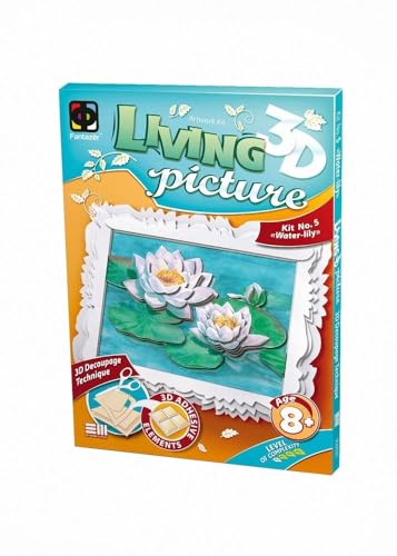 (ELF956025) - *** Fantazer 3D Living Picture - Water-lily