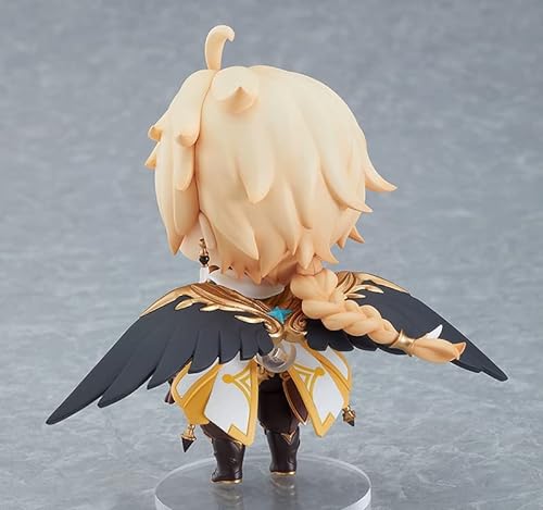 ENFILY Genshin Impact Figuras, lumine, éter, estatua de 10 cm/3,9 pulgadas, figura de dibujos animados, juguete de colección de anime, decoración para fans del anime (éter) (éter) (éter)