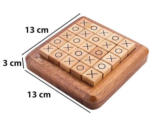 Engelhart - 350310 - El Jumpy - Juego ecológico de Madera - Juego de Mesa de Madera - 2 Jugadores o 2 Equipos - a Partir de 7 años - 13 x 13 x 3 cm