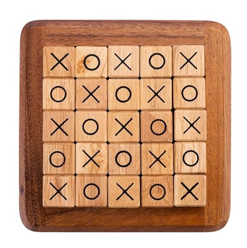 Engelhart - 350310 - El Jumpy - Juego ecológico de Madera - Juego de Mesa de Madera - 2 Jugadores o 2 Equipos - a Partir de 7 años - 13 x 13 x 3 cm