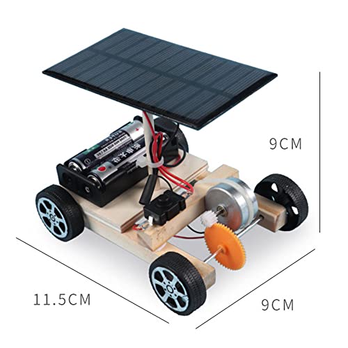 Ensamblar Invenciones Creativas Solares DIY Car Motor Robot Kit Kit Electrónico Educativo de Motor Experimento Científico de Modelos de Automóviles para Niños