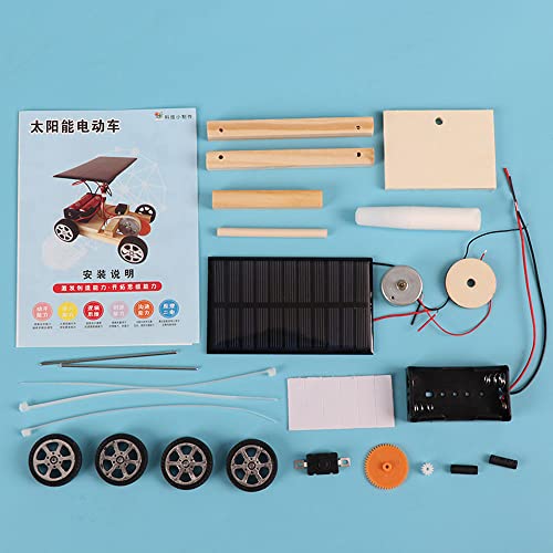 Ensamblar Invenciones Creativas Solares DIY Car Motor Robot Kit Kit Electrónico Educativo de Motor Experimento Científico de Modelos de Automóviles para Niños