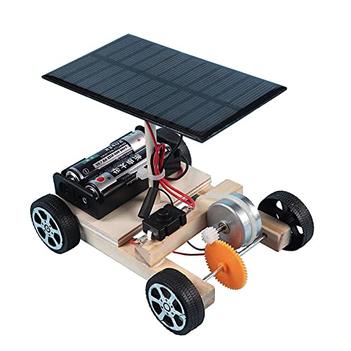 Ensamblar Invenciones Creativas Solares DIY Car Motor Robot Kit Kit Electrónico Educativo de Motor Experimento Científico de Modelos de Automóviles para Niños