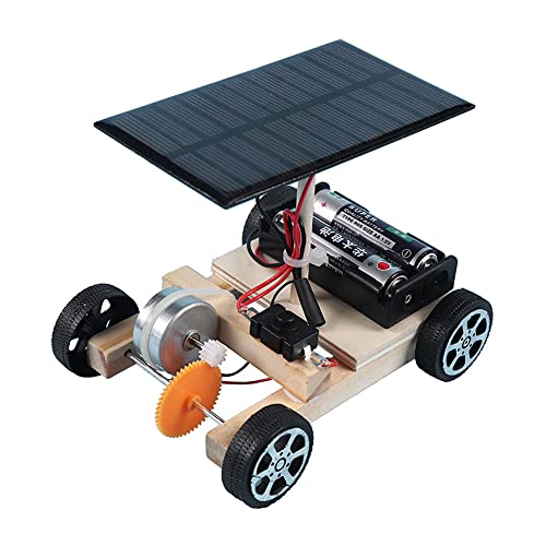 Ensamblar Invenciones Creativas Solares DIY Car Motor Robot Kit Kit Electrónico Educativo de Motor Experimento Científico de Modelos de Automóviles para Niños