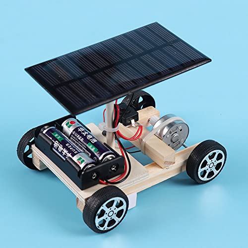 Ensamblar Invenciones Creativas Solares DIY Car Motor Robot Kit Kit Electrónico Educativo de Motor Experimento Científico de Modelos de Automóviles para Niños