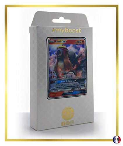 Entei-GX 10/73 - #myboost X Soleil & Lune 3.5 Légendes Brillantes - Box de 10 Cartas Pokémon Francés