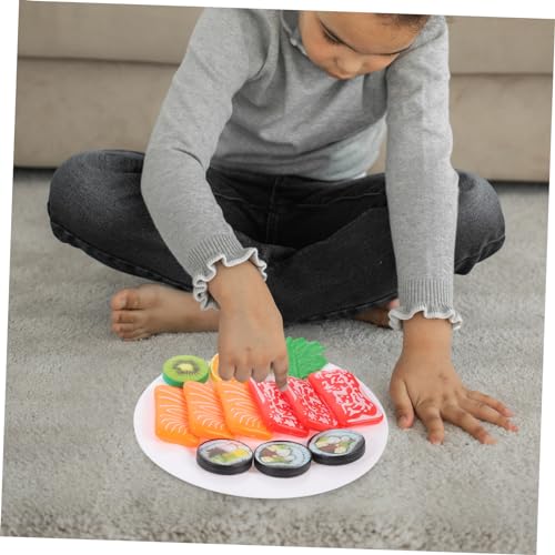 ERINGOGO 1 Juego De Simulación De Sushi La Casa Conure Comida Niños Juego Mini Adornos Baño Decoraciones Niños Juguetes Y Mini Casa De Cocina Miniatura Niño