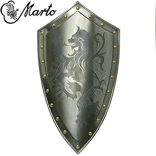 Escudo medieval funcional dragón guerrero templario escudo medieval caballero armadura escudo