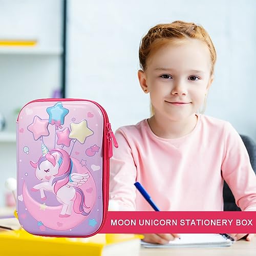 Estuche de lápices con diseño de unicornio, regalo de unicornio para niña, estuche grande, estuches de lápices de gran capacidad para niñas, estuche escolar para lápices, estuche para lápices,estuches