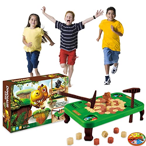 Eteslot Dont Break The Ice Game - Dinosaur Trap - Save Dinosaur Ice Breaker Game - Upside Down Challenge Game Juego de Mesa para niños y Adultos