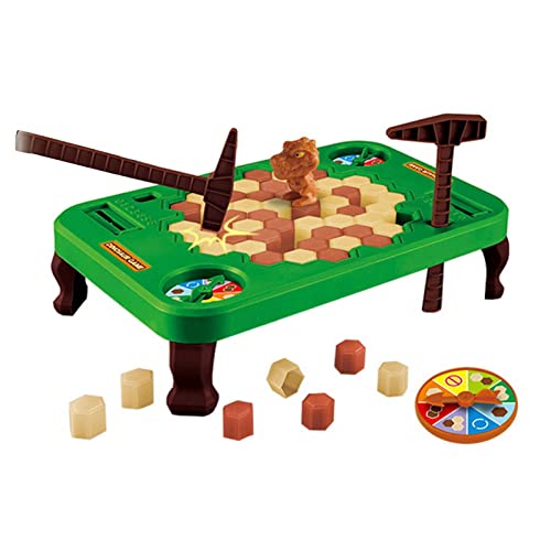 Eteslot Dont Break The Ice Game - Dinosaur Trap - Save Dinosaur Ice Breaker Game - Upside Down Challenge Game Juego de Mesa para niños y Adultos