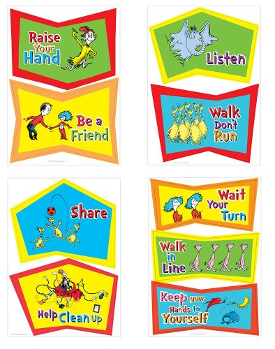 Eureka EU-847131 Dr. Suess Aula Reglas Bb Set