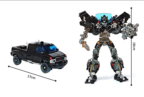 EXBOEE Transformador dejuguetes Optimus Prime Bumblebee Megatron Ironhide Starscream KO Figura de acción Versión 7 Pulgadas de Cambiosencoches de Juguete (Color : Ironhide)