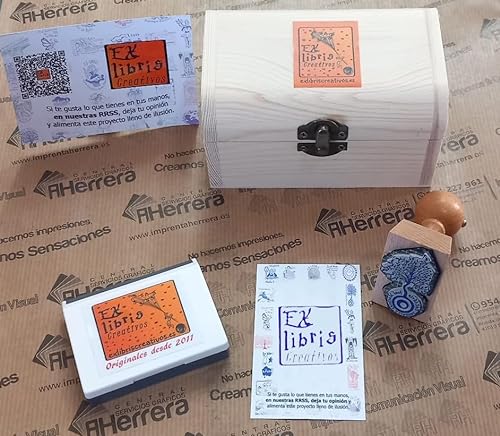 ExLibris Ajedrez sello personalizado