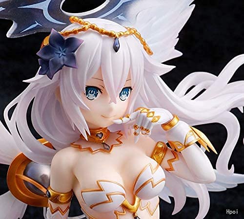 FABIIA Nuevo Mejor Juego Privado 22Cm Juego Súper Dimensional Cuatro Diosas Black Heart Online Neptune Novaro Figura PVC Anime Game Game Game Ornnnments Decoración de Juguetes para Adultos Estatuilla