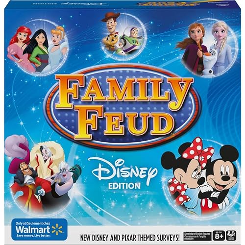 Family Feud: Disney Editon - Juego de mesa para fiestas familiares