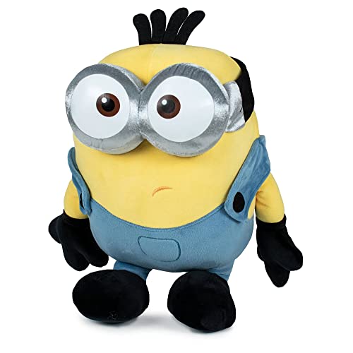 Famosa Softies - Otto de los Minions, de la película El Origen de Gru, peluche de tamaño grande que mide 45 cm, de textura suave y blandita, para niños y fans de todas las edades, (760020548)