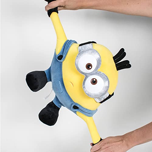 Famosa Softies - Otto de los Minions, de la película El Origen de Gru, peluche de tamaño grande que mide 45 cm, de textura suave y blandita, para niños y fans de todas las edades, (760020548)