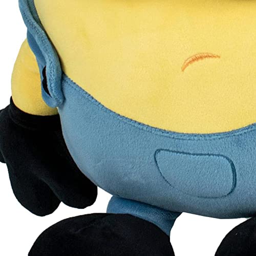 Famosa Softies - Otto de los Minions, de la película El Origen de Gru, peluche de tamaño grande que mide 45 cm, de textura suave y blandita, para niños y fans de todas las edades, (760020548)