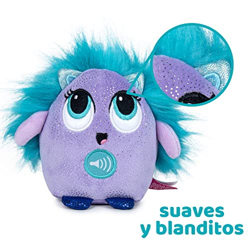 Famosa Softies - Peluche Crazy Cukis Segunda edición, Peluche Parlante, Divertidos Peluches Que Repiten lo Que Dices, Envío de Modelo Aleatorio, 4 Peluches de Colores Diferentes, 0 años, (760021768)