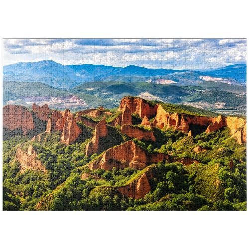 Famosa Vista De Las Médulas (Castilla Y León, España) - Premium 1000 Piezas Puzzles - Colección Especial MyPuzzle de Puzzle Galaxy