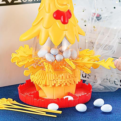 fanelod Juguete para Poner Huevos, 26,511,5 cm, Juguete para Poner gallina Que Camina, gallina interactivos eléctricos, Juguete para Poner gallina, Juguete para Cantar an