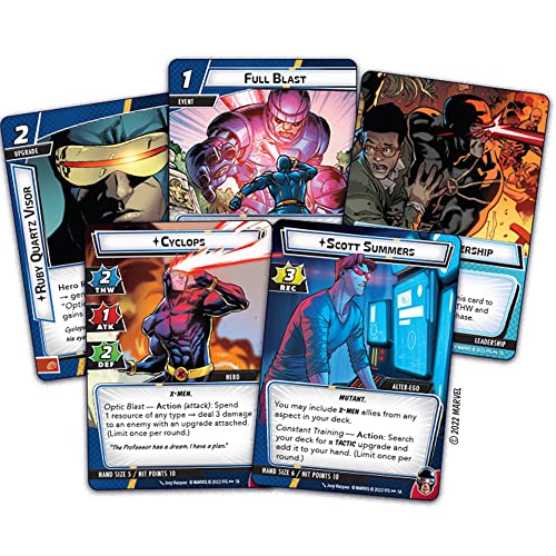 Fantasy Flight Games, Cyclops Hero Pack: Marvel Champions, Juego de Cartas, a Partir de 14 años, 1 a 4 Jugadores, 45 a 90 Minutos de Tiempo de Juego, FFGMC33