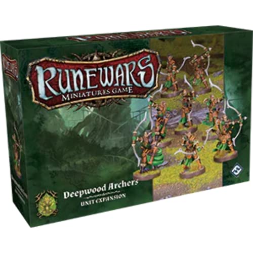 Fantasy Flight Games FFGRWM16 Deepwood Archers Expansion Pack: Runewars Miniatures Game, Multicolor