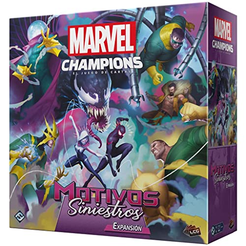 Fantasy Flight Games Marvel Champions - Motivos Siniestros, MC27ES & Marvel Champions - Nova - Juego de Cartas en Español