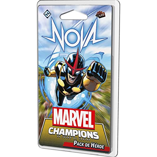 Fantasy Flight Games Marvel Champions - Motivos Siniestros, MC27ES & Marvel Champions - Nova - Juego de Cartas en Español