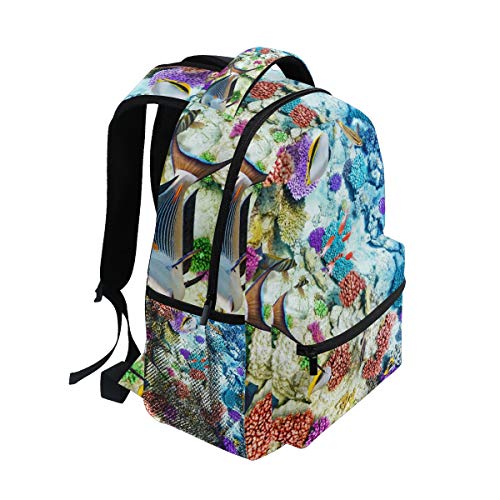 FANTAZIO Mochila extragrande Coral Reef Under Sea Daypack