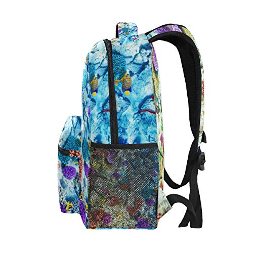 FANTAZIO Mochila extragrande Coral Reef Under Sea Daypack