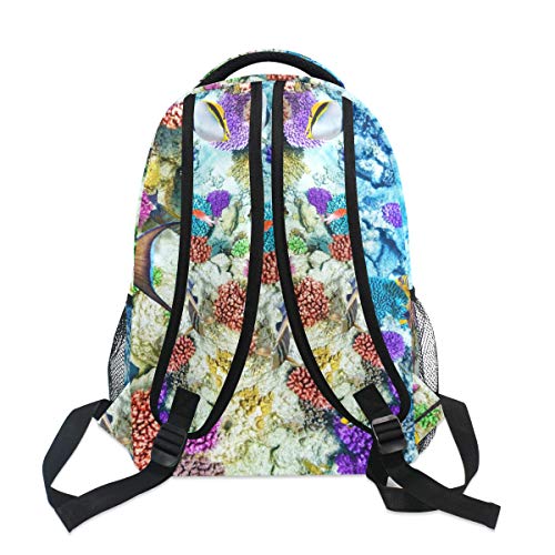 FANTAZIO Mochila extragrande Coral Reef Under Sea Daypack