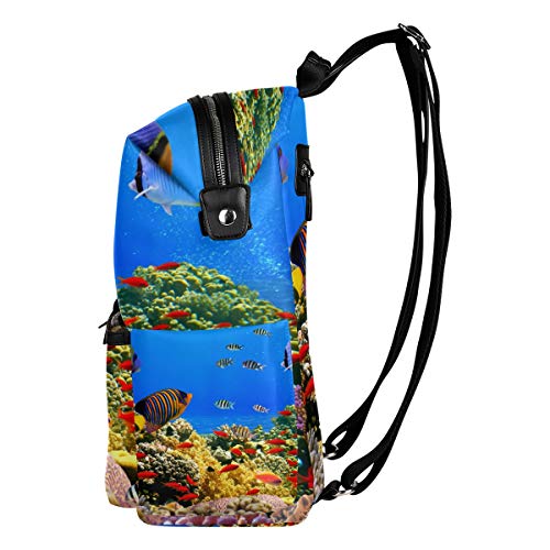 FANTAZIO mochila para niñas Coral Colony Reef Daypack