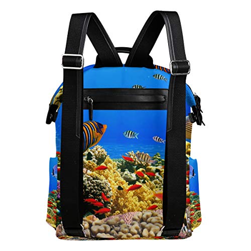 FANTAZIO mochila para niñas Coral Colony Reef Daypack