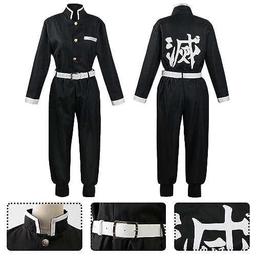 Fatcoilo Cosplay Anime, Anime Disfraz Halloween, Tanjiro Cosplay, Nezuko Cosplay, Kamado, Halloween Disfraz Mujer Hombre (L, tanjiro)