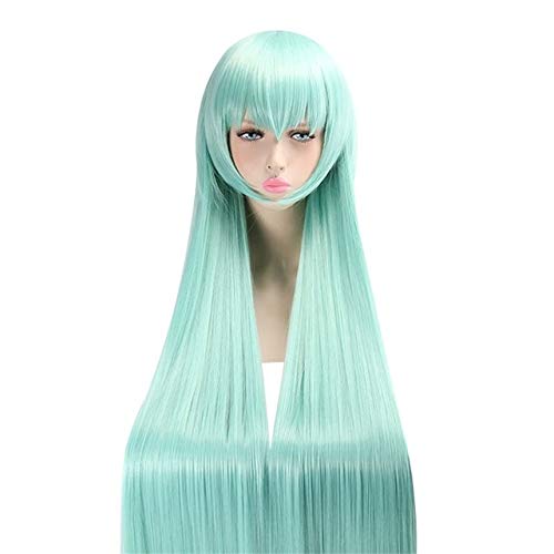 Fate/grand Order Servant Berserker Kiyohime Cosplay Pelucas 120cm Largo Verde Alta temperatura Fibra Peluca de pelo Pelucas One Size Kiyohime