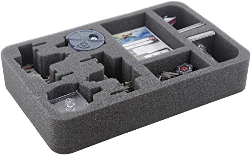 Feldherr Bandeja de Espuma HSGB050BO es Compatible con Star Wars X-Wing 2 x ARC-170 o K-Wing, Barcos y Accesorios